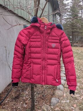 Rossignol Rapide Pearly Women's Ski Jacket - Small  Cherry 🍒 Red!